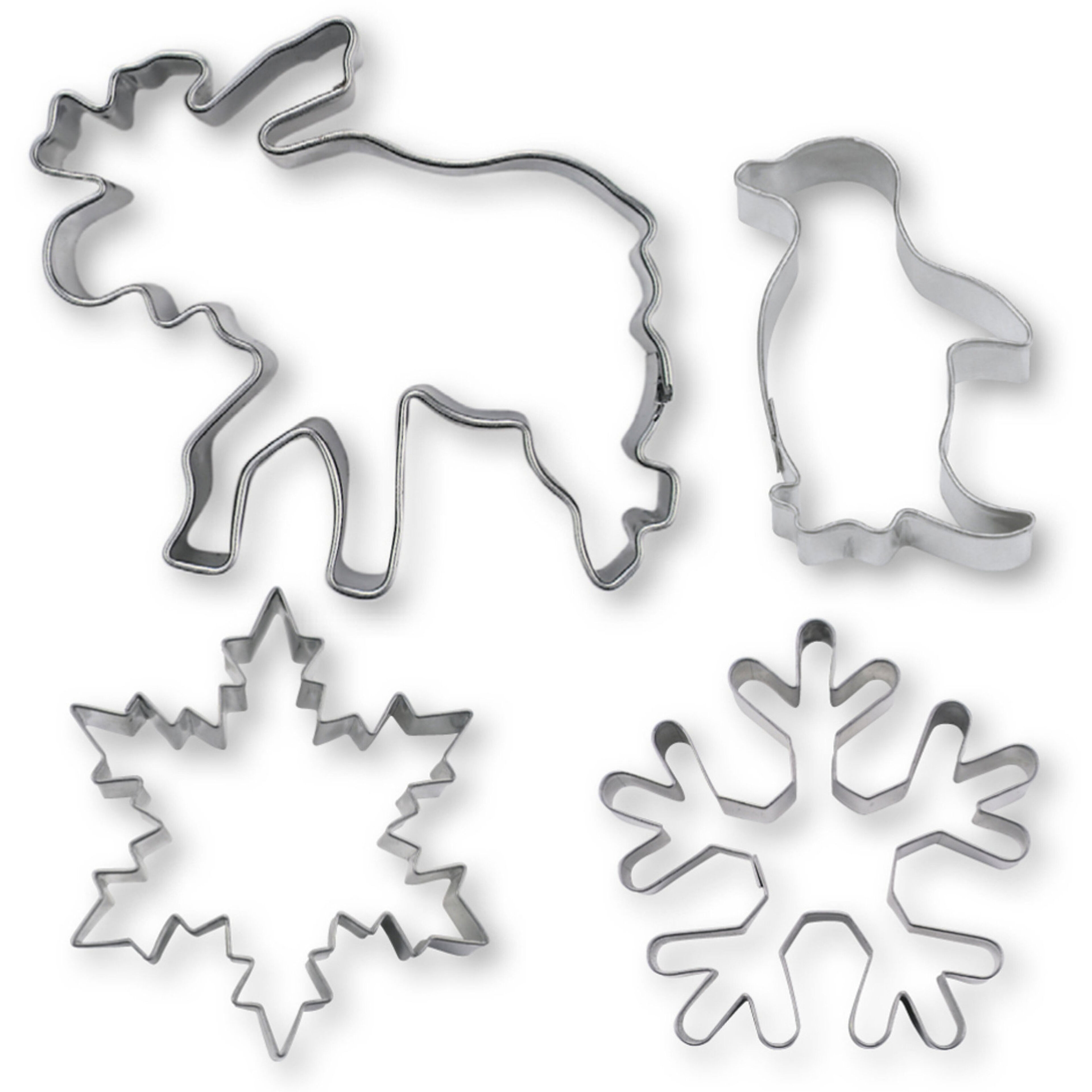 Utstickare Bakformar Vinter 4-delar