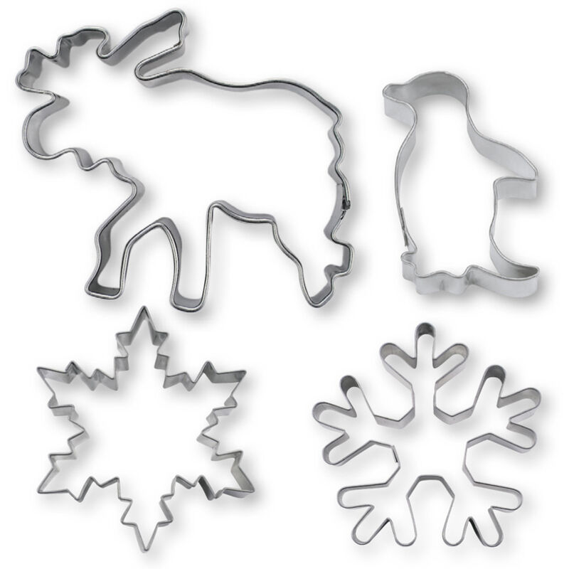 Utstickare Bakformar Vinter 4-delar