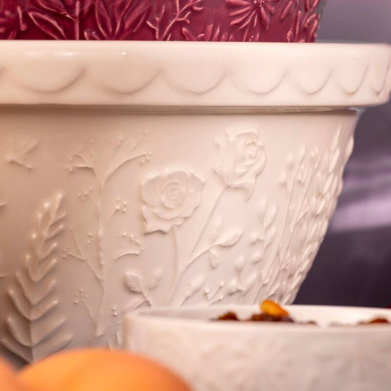 Rose sekoituskulho 29 cm, creme