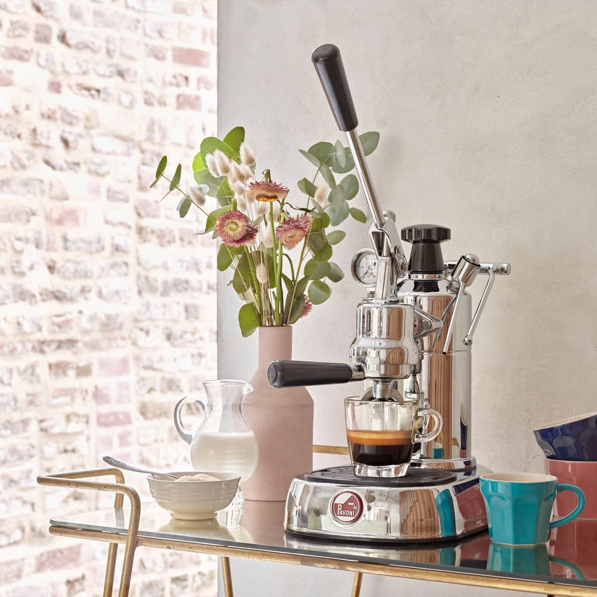Professional Espressomaskine Stål, Sort håndtag LPLPLQ01EU