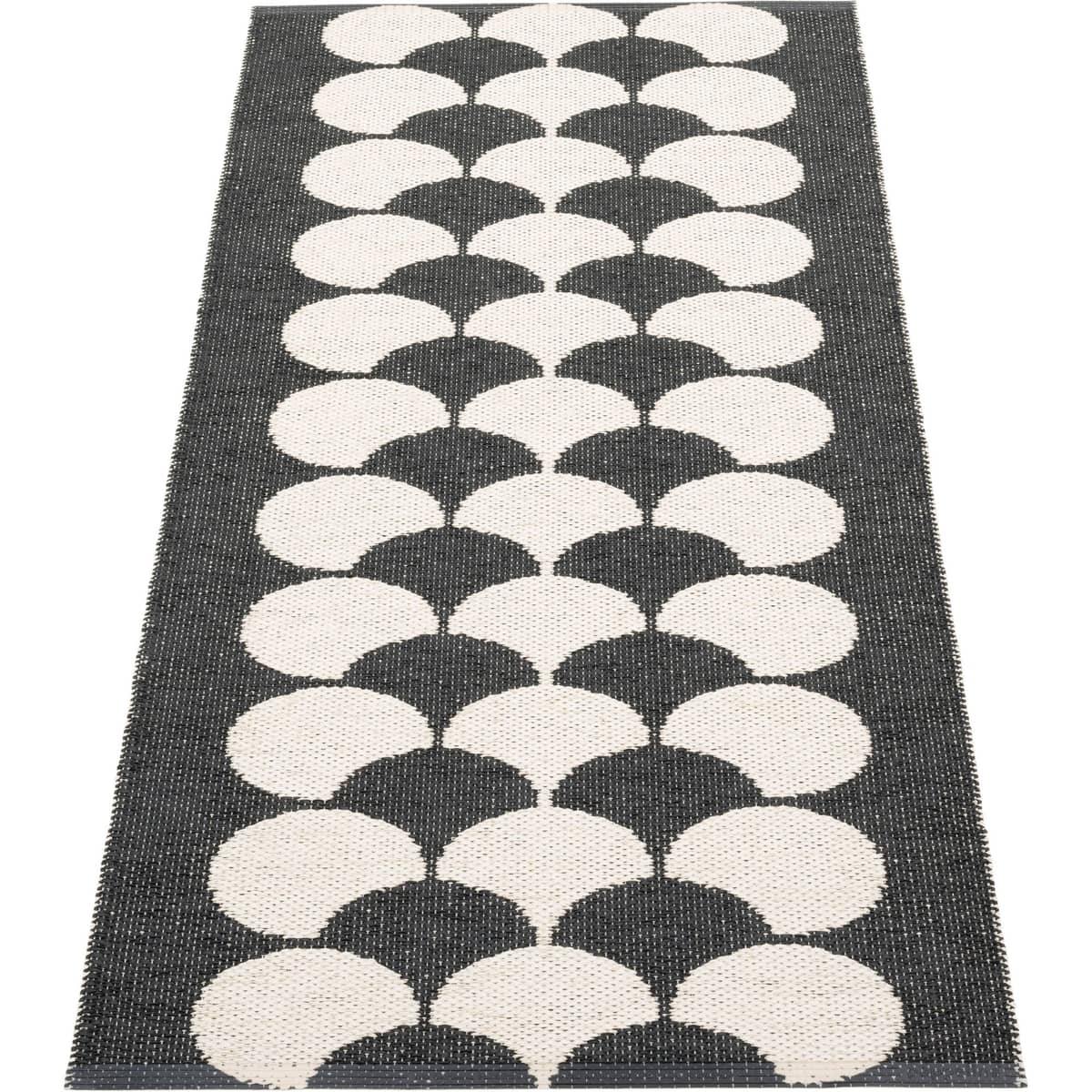 Poppy muovimatto 70 x 150 cm, black