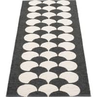 Poppy muovimatto 70 x 150 cm, black