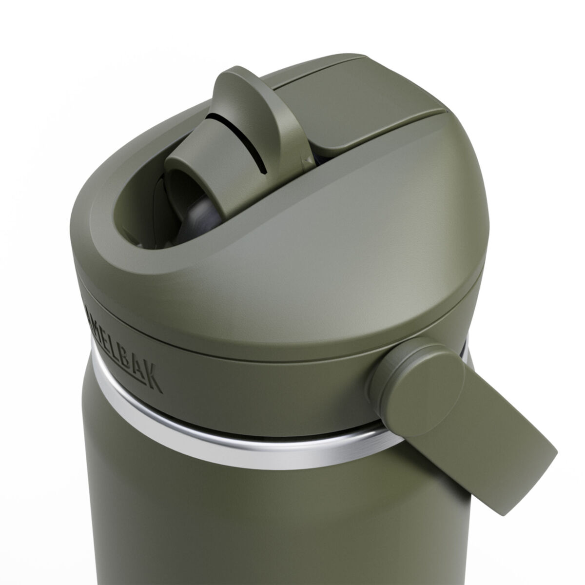 Thrive Flip Straw drikkeflaske 0,75 liter, moss