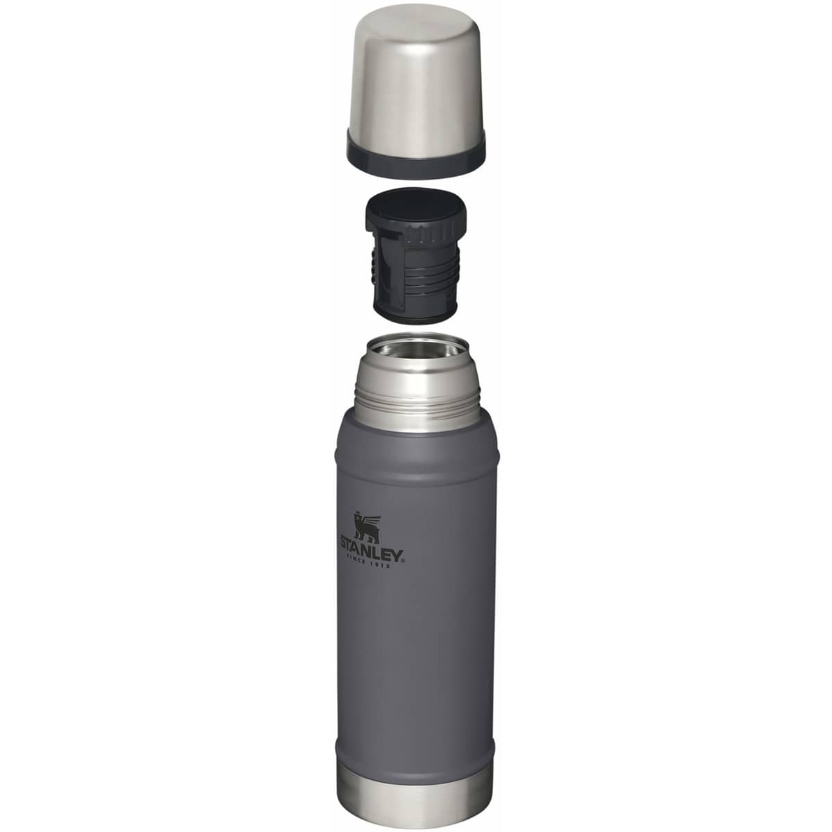 Classic Vacuum termospullo 0,75 litraa, charcoal