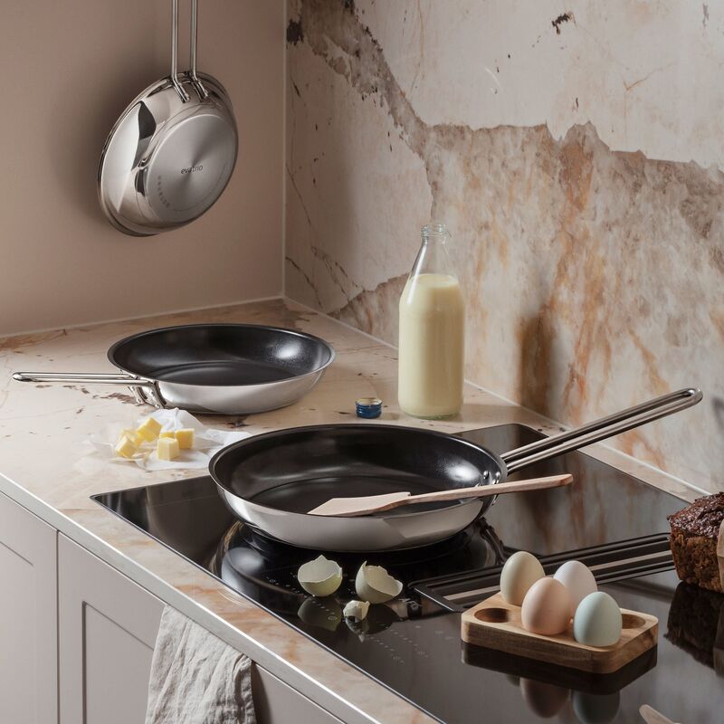 Stekpanna med keramisk Slip-Let® 20 cm, rostfritt stål