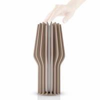 Radiant LED-lampa portabel 25 cm, pearl beige