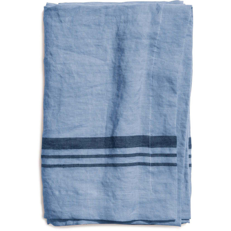 Duk LIMRICK i lin, stripe, Misty Blue