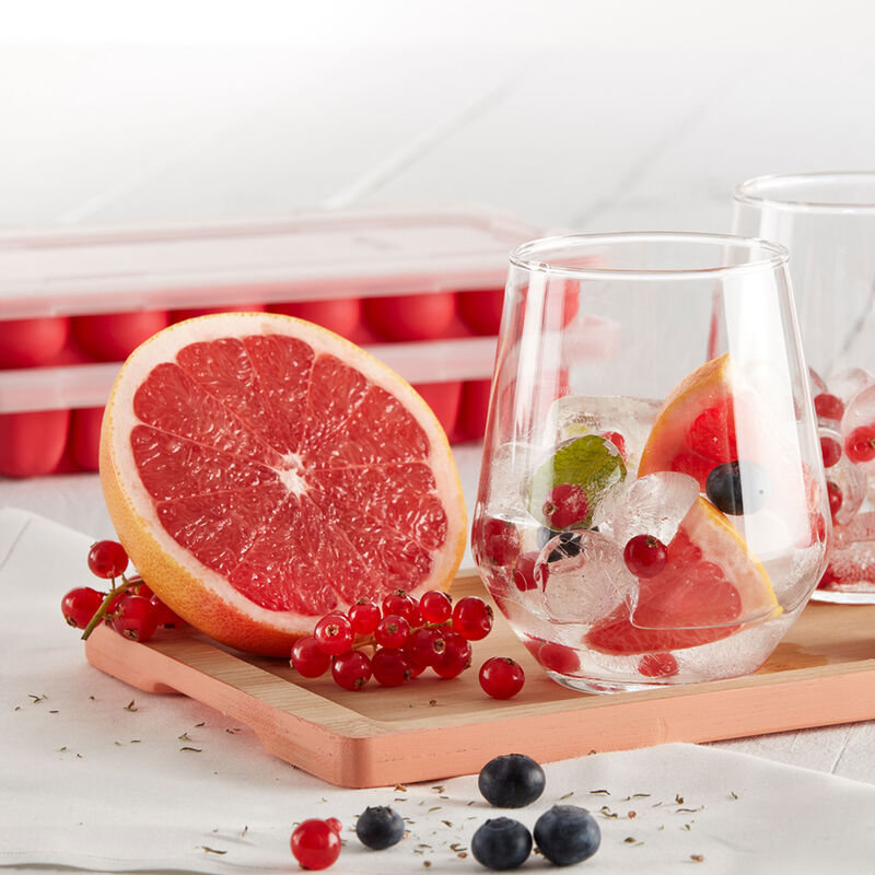 Isbitsform med lock, rektangulär, turkos