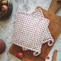 Textiles Garn grydelapper 22 x 22 cm 2-pak, terrakotta