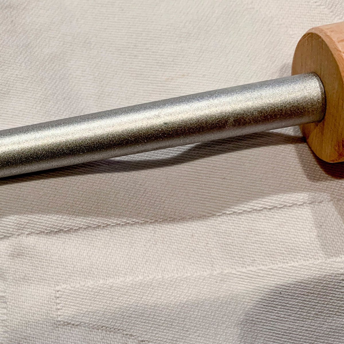 Diamantbryne med trähandtag