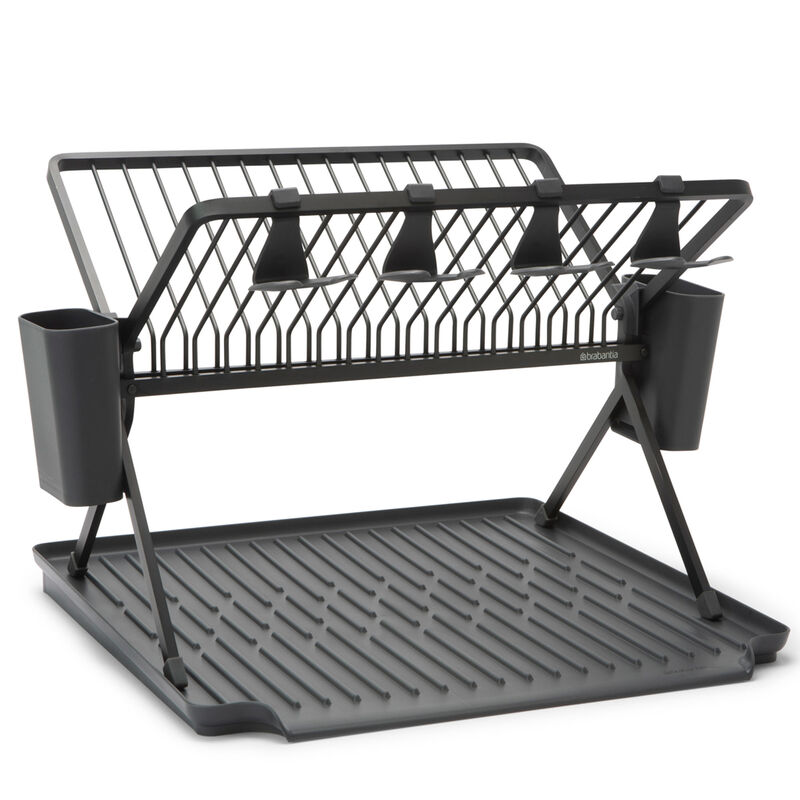 SinkSide hopfällbart diskställ XL, svart