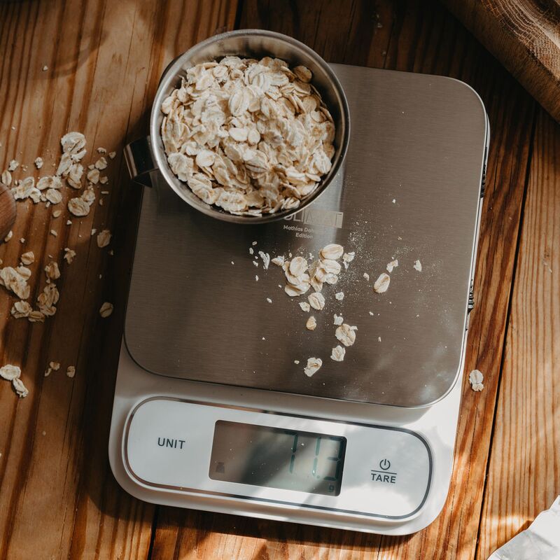 Vandtæt køkkenvægt 5 kg/0,1 g