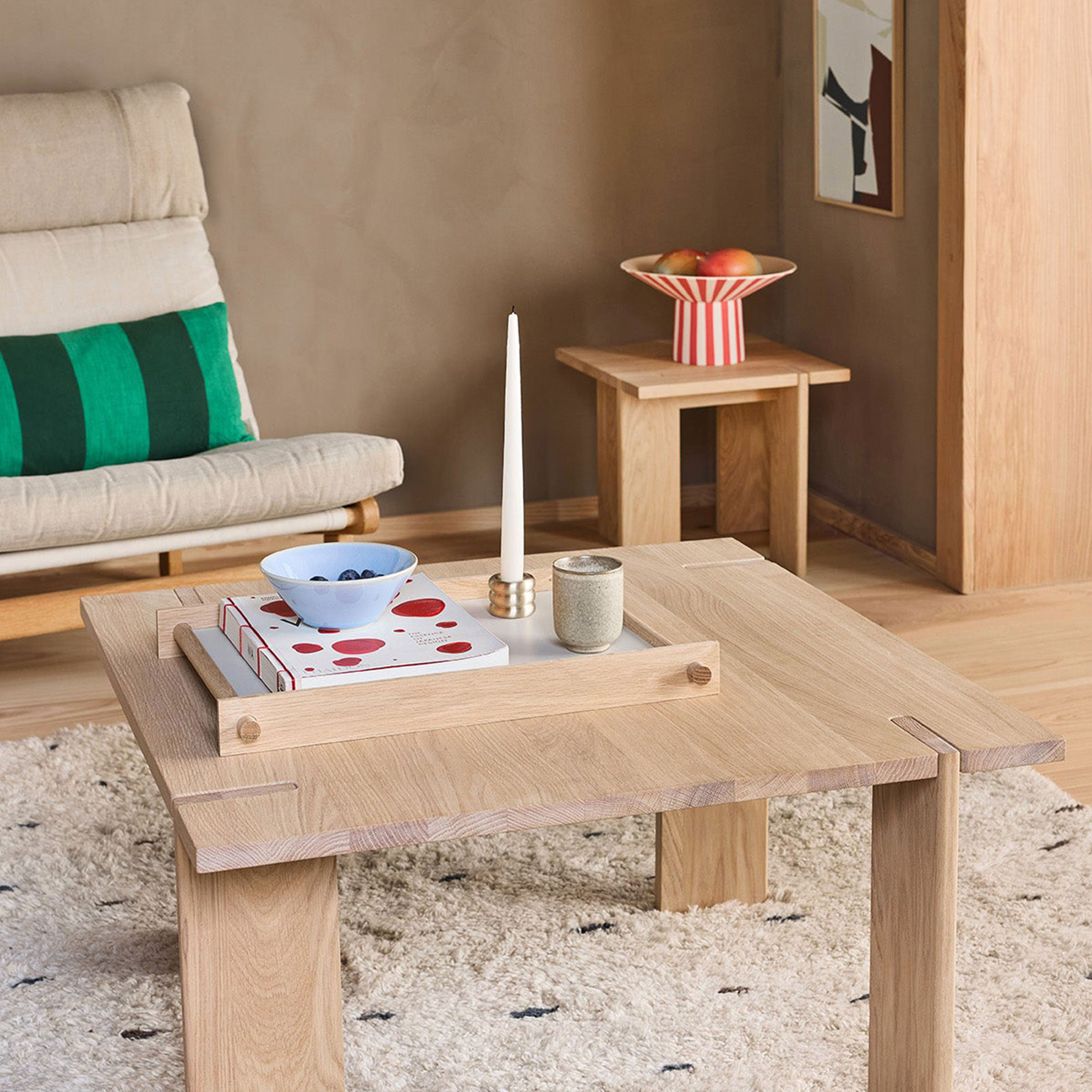 Toppu Pöytäkoriste, red/peach