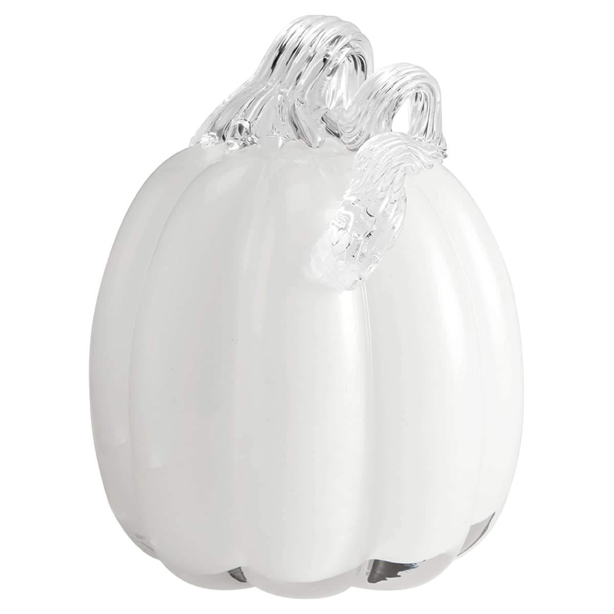 Græskar 14 cm, hvid
