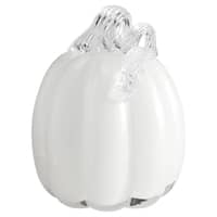 Græskar 14 cm, hvid