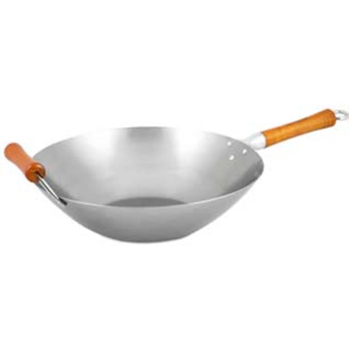 Excellence wokpanna i kolstål, Ø 36 cm.