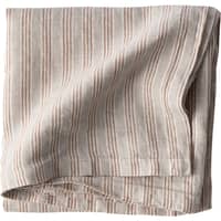 Bordsduk 175x175 cm, hazelnut stripe