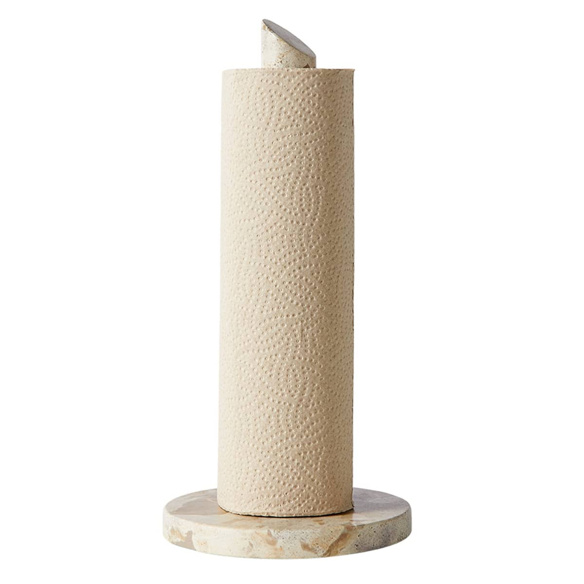 Vita køkkenrulleholder, seashell