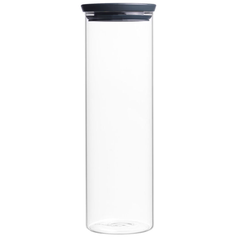Stabelbar glasskrukke 1,9 liter, transparent