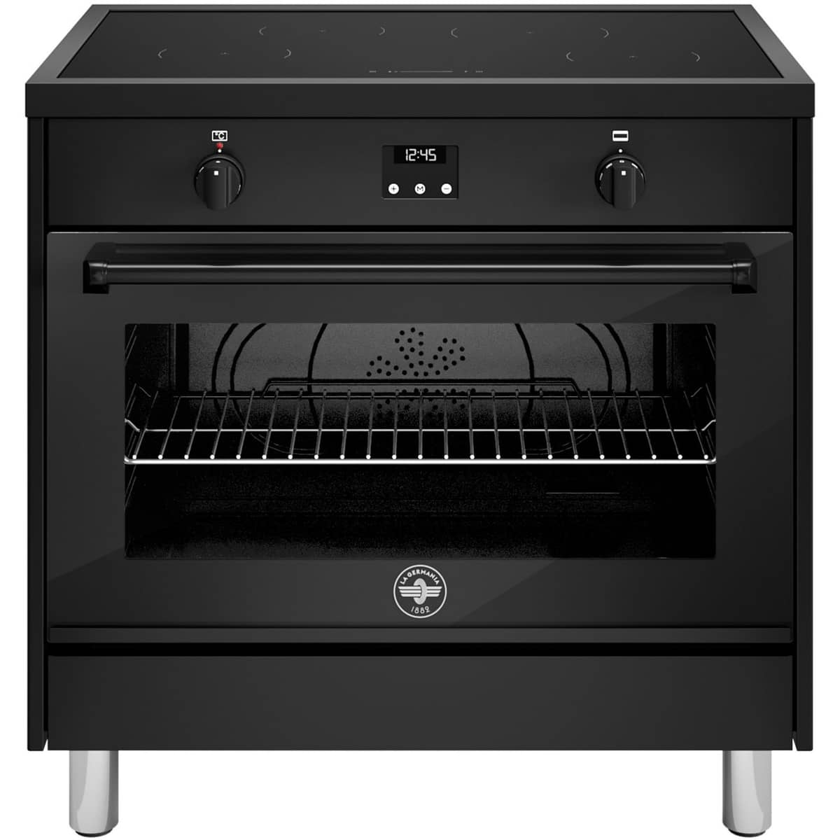 AMN964IENNE Induktionsspis 4 zoner, 90 cm, mattsvart