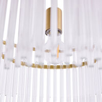 Globen Lighting Hook pendellampe 60 cm, klar/messing