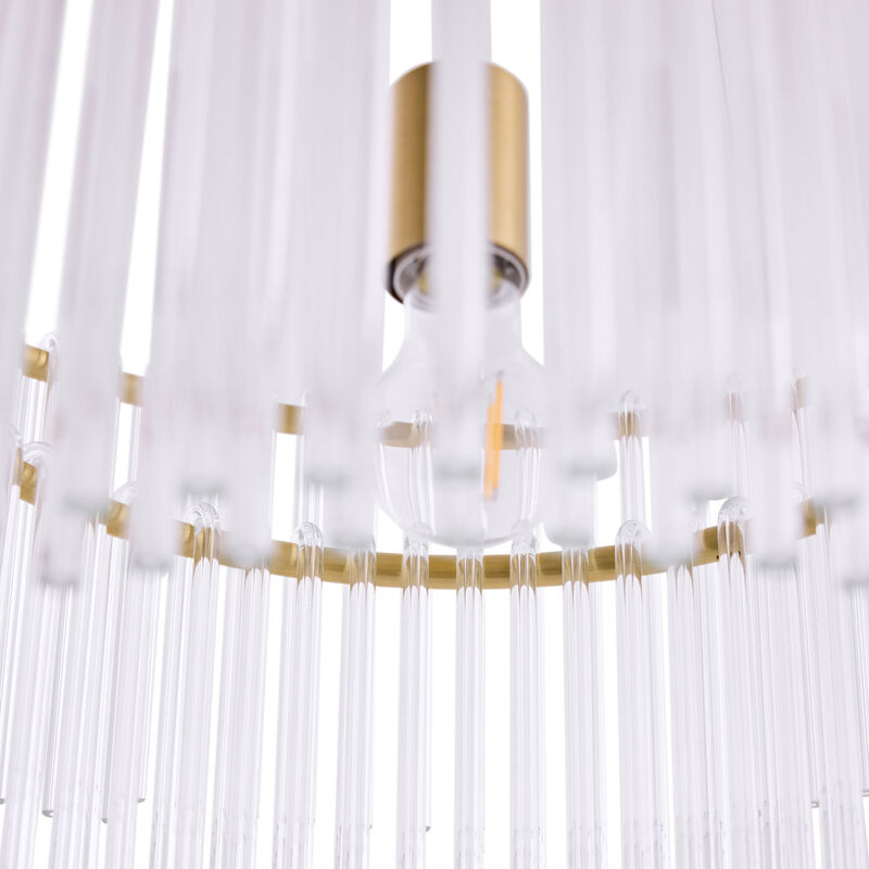 Globen Lighting Hook pendellampe 60 cm, klar/messing