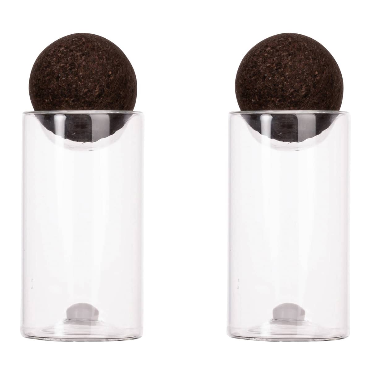 Nature salt- og peppersett med kulekork