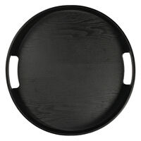 Hanna rundt brett, svart