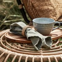 Kind servietringe 4 stk., natur