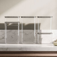 Rektangulære Oppbevaringsbokser 5-pack