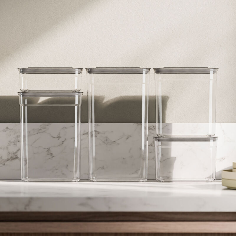 Rektangulära Förvaringsburkar 5 pack