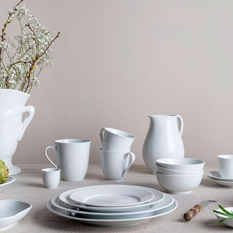 Rörstrand Swedish Grace Hvid Krus 30 cl 6-pak