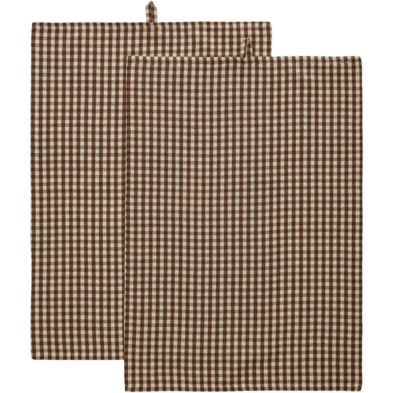 Oliva keittiöpyyhe 50×70 cm 2 kpl, ruskea