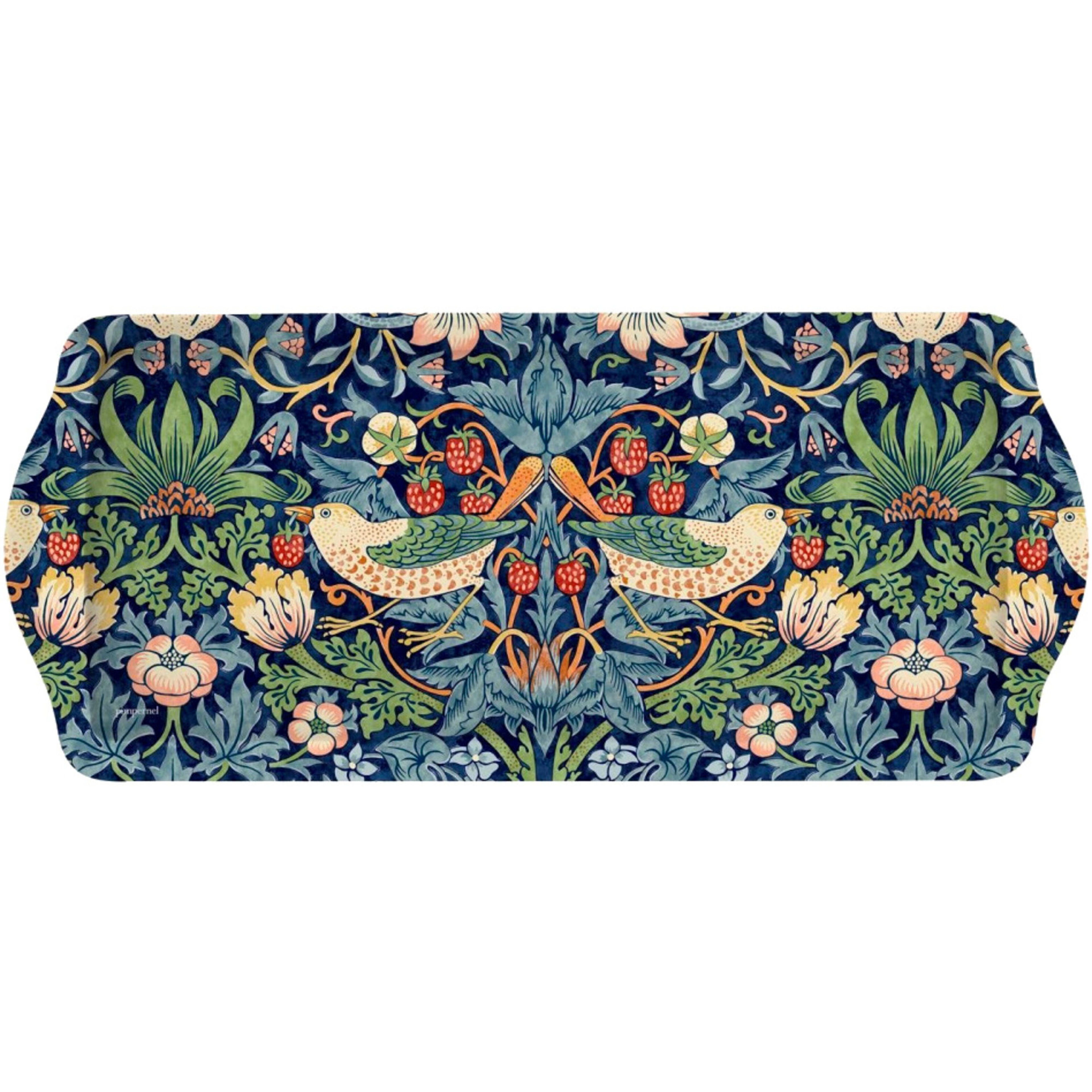 Strawberry Thief Blå Serveringsbricka