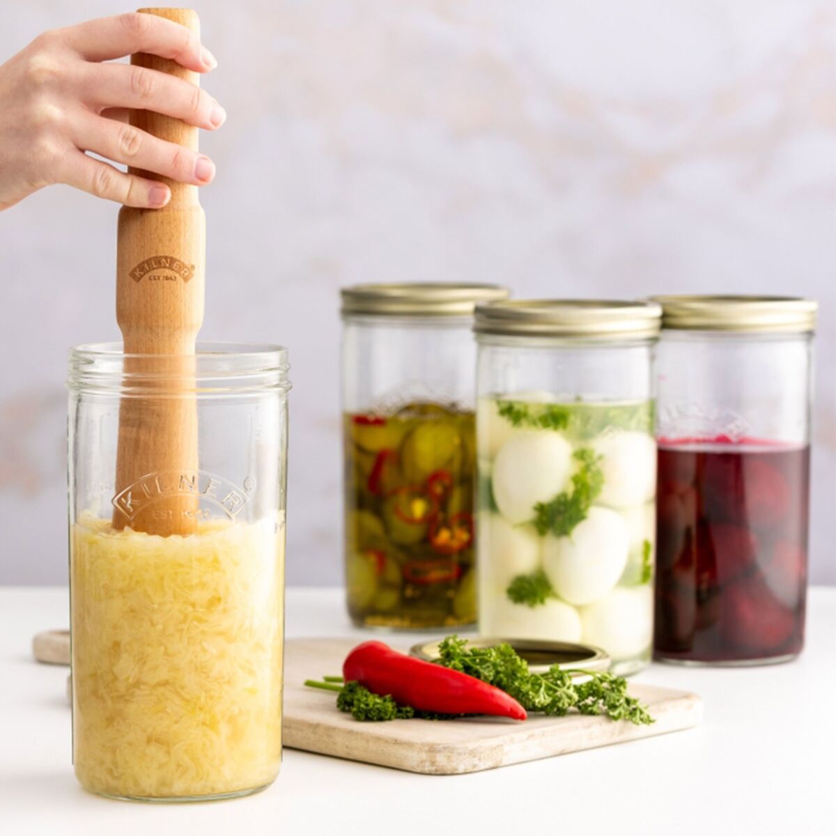 Stamper til fermentering