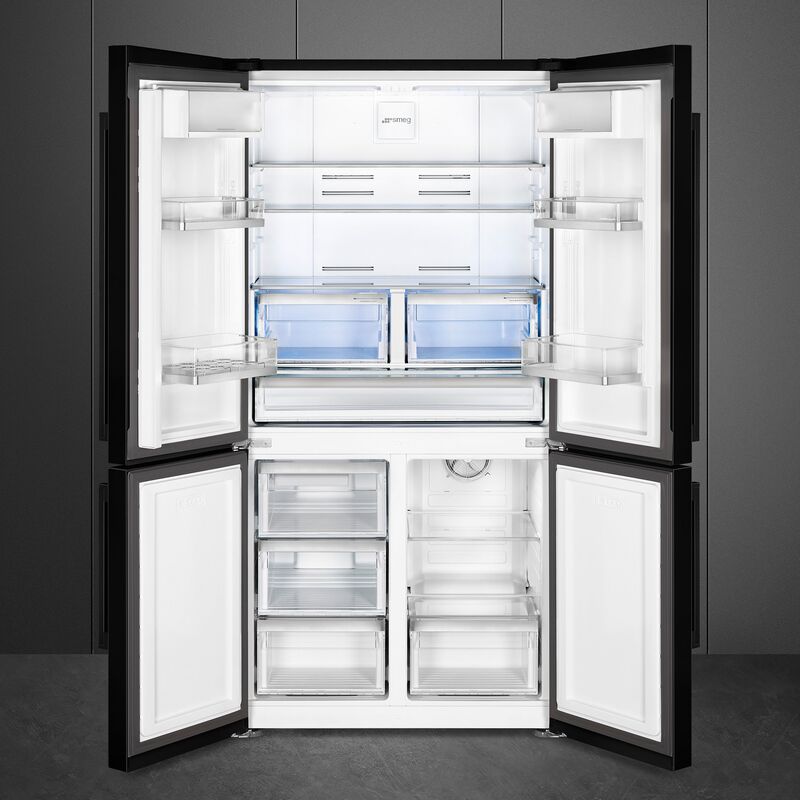 French Door kyl/frys 92 cm, svart