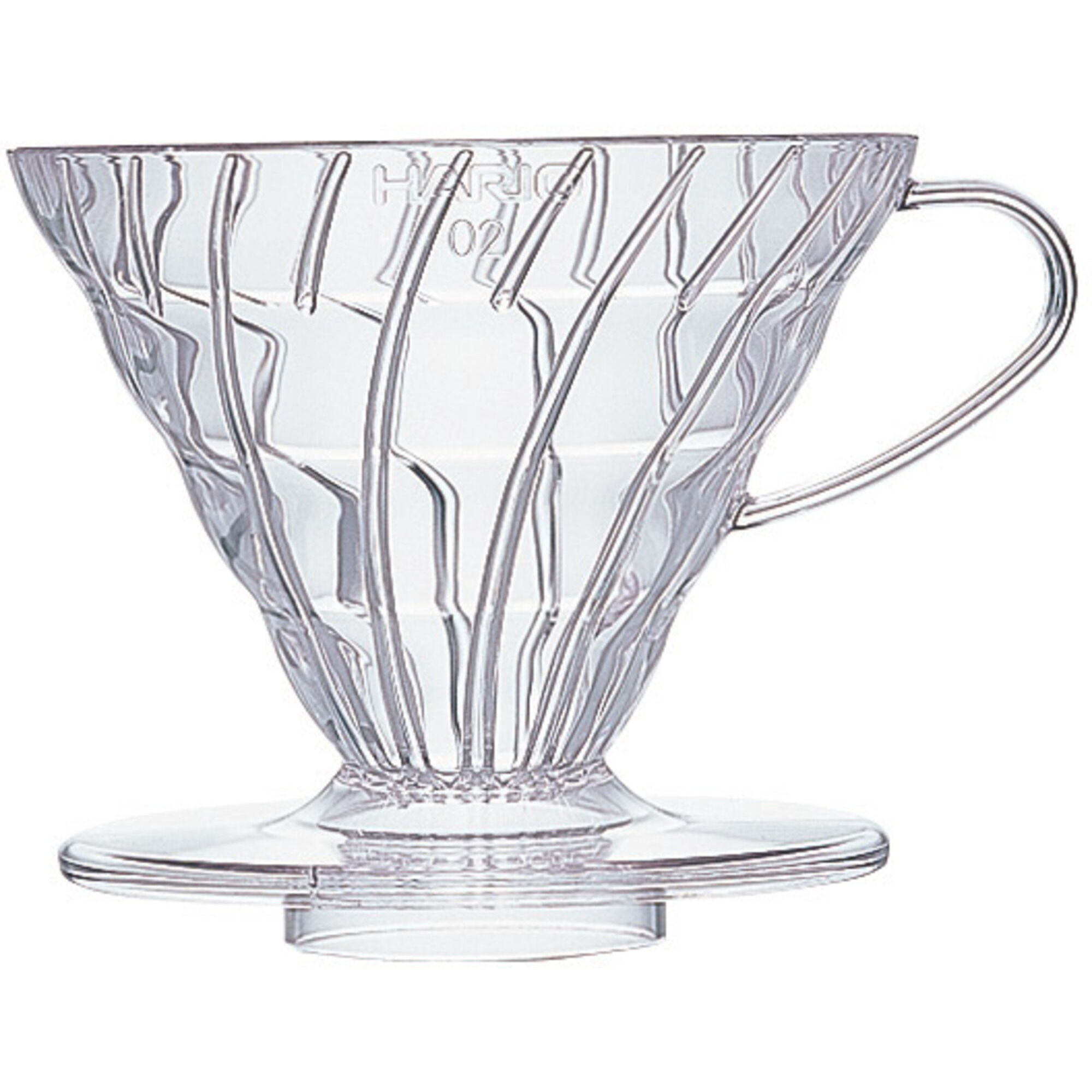 2 Cup Dripper V60 klar plast