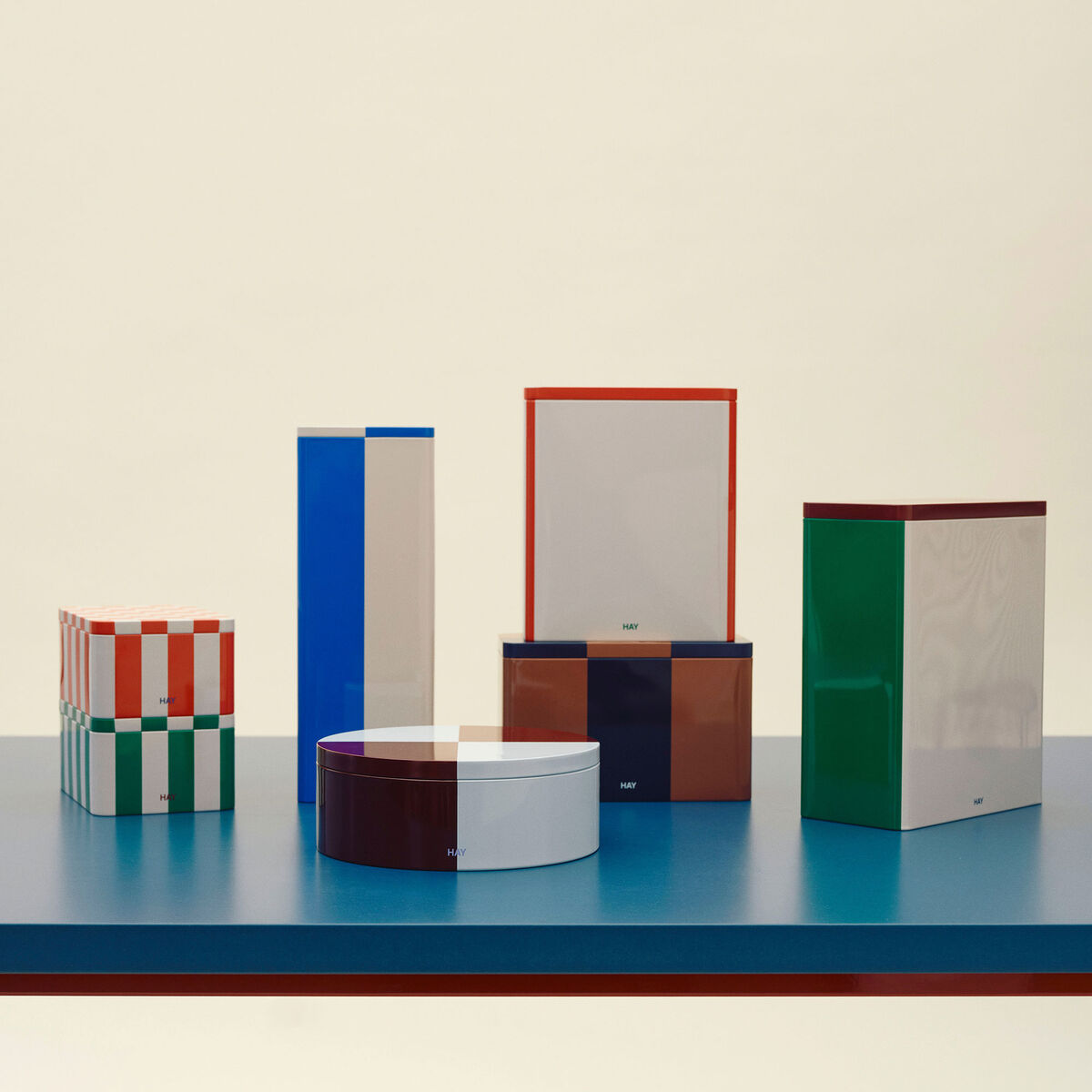 Hay Säilytyspurkki Metalli M Brown Midnight Blue