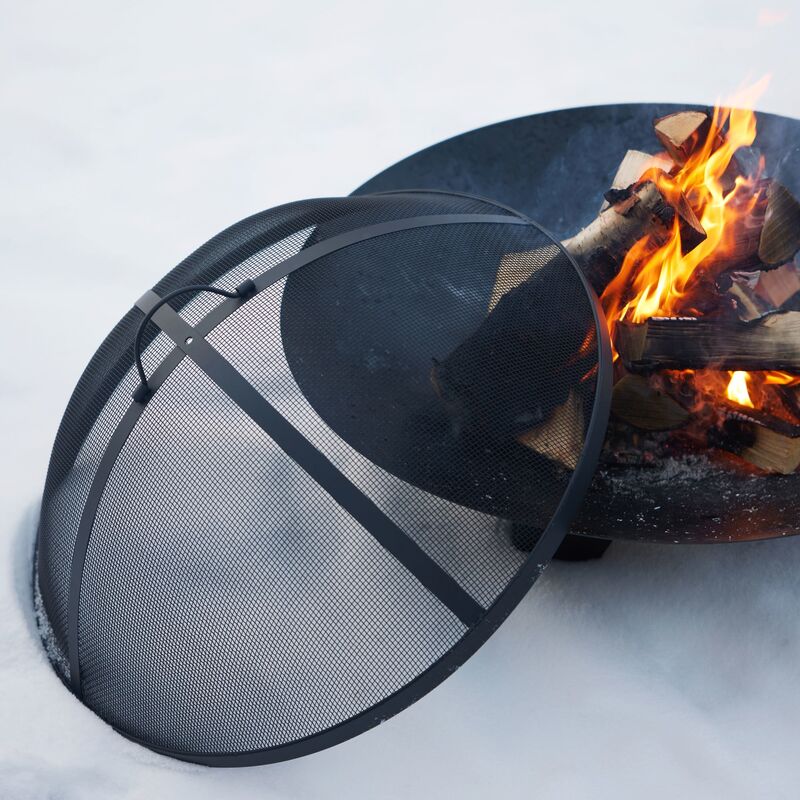 Gnistbeskyttelse til ildsted