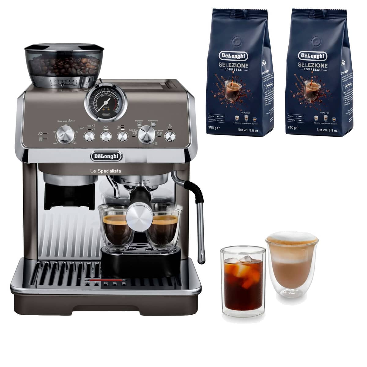 Delonghi La Specialista Arte Evo espressomaskin & 2 stk kaffebønner DLSC600
