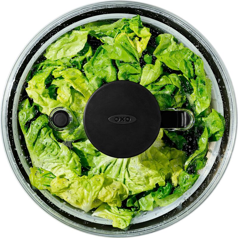 Salaattilinko, suuri, ruostumatonta terästä