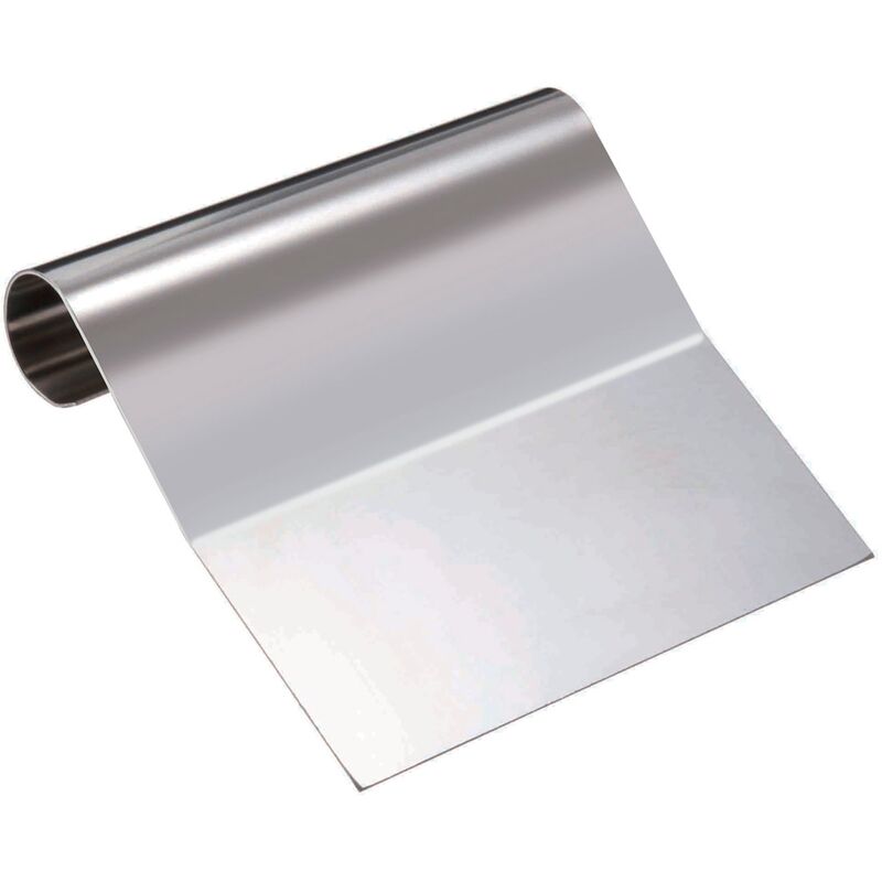 Stål deigskrape 12 x 12 cm.