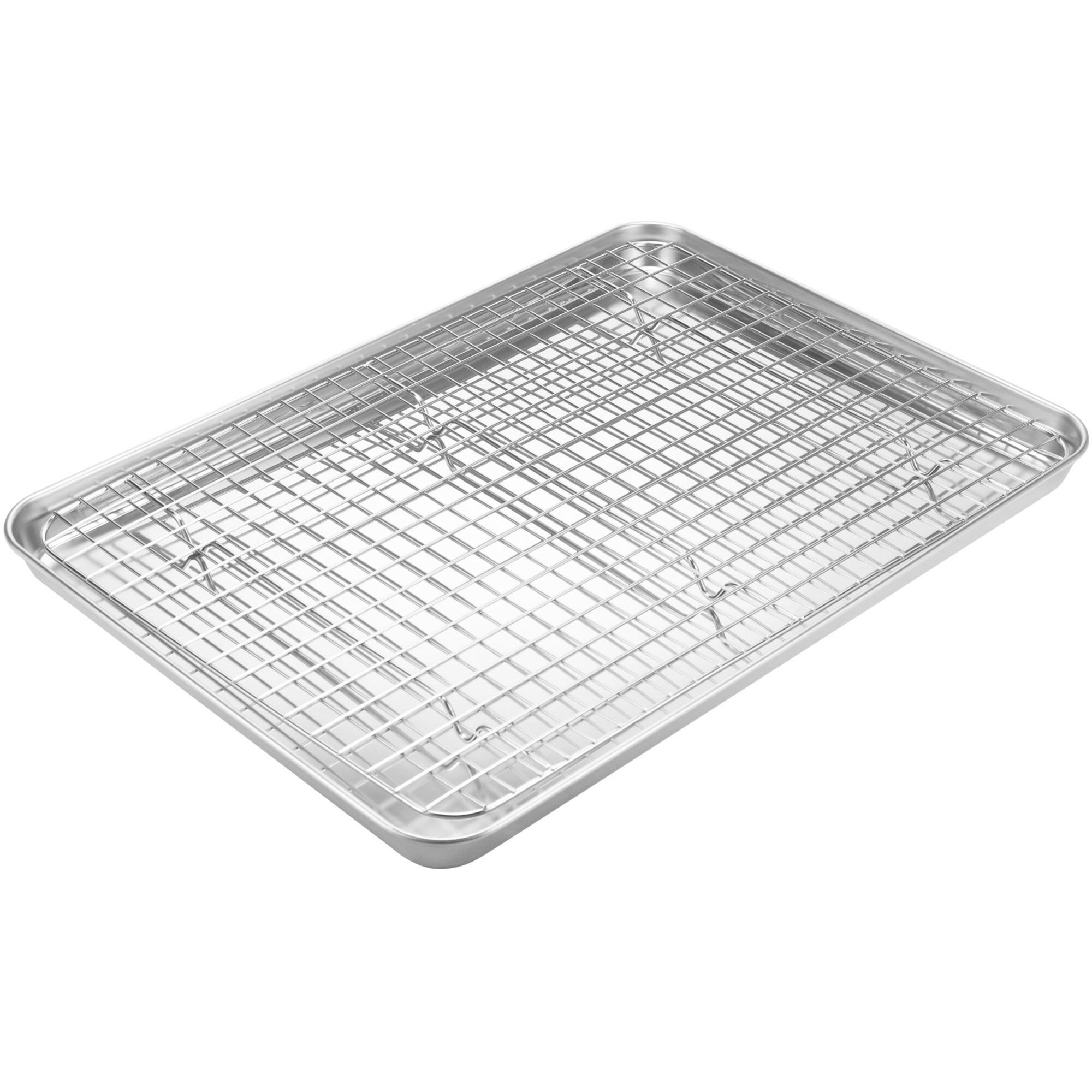 Mareld Ugnsplåt med galler 44 x 31 cm, rostfritt stål