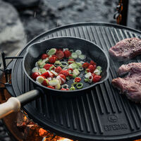 Vendbar grillplate for Espegard bålpanne/fyrfat 60