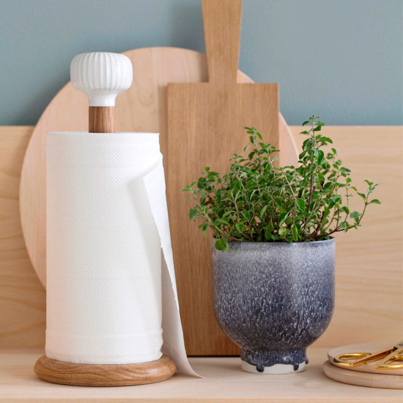 Hammershøi Kjøkkenpapirholder Hvit