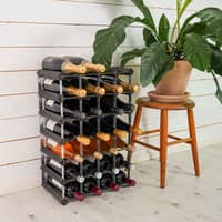Vinreol Saml-Selv Sort 30 flasker 