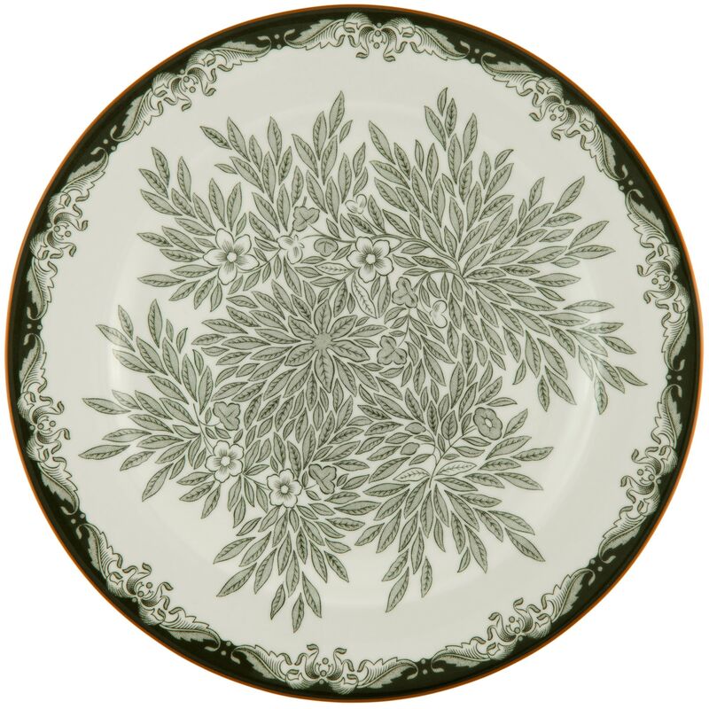 Ostindia Floris lautanen 27 cm, vihreä