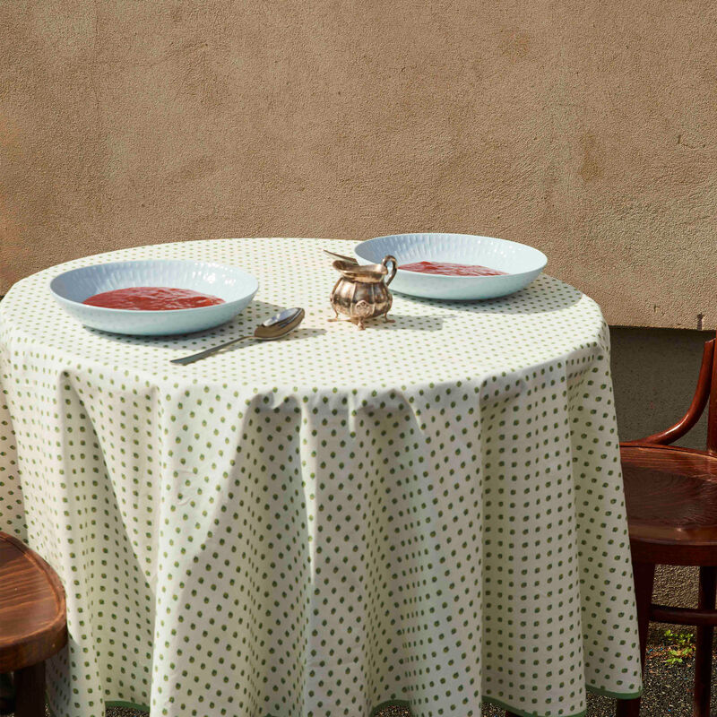 Confetti pastatallerken 23 cm, aqua