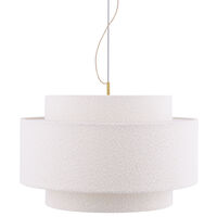 Globen Lighting Noah Bouclé pendellampa 70 cm, vit