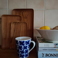 Tarjotin small 20 x 12 cm, teak
